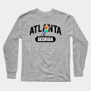 Atlanta Giraffe Long Sleeve T-Shirt